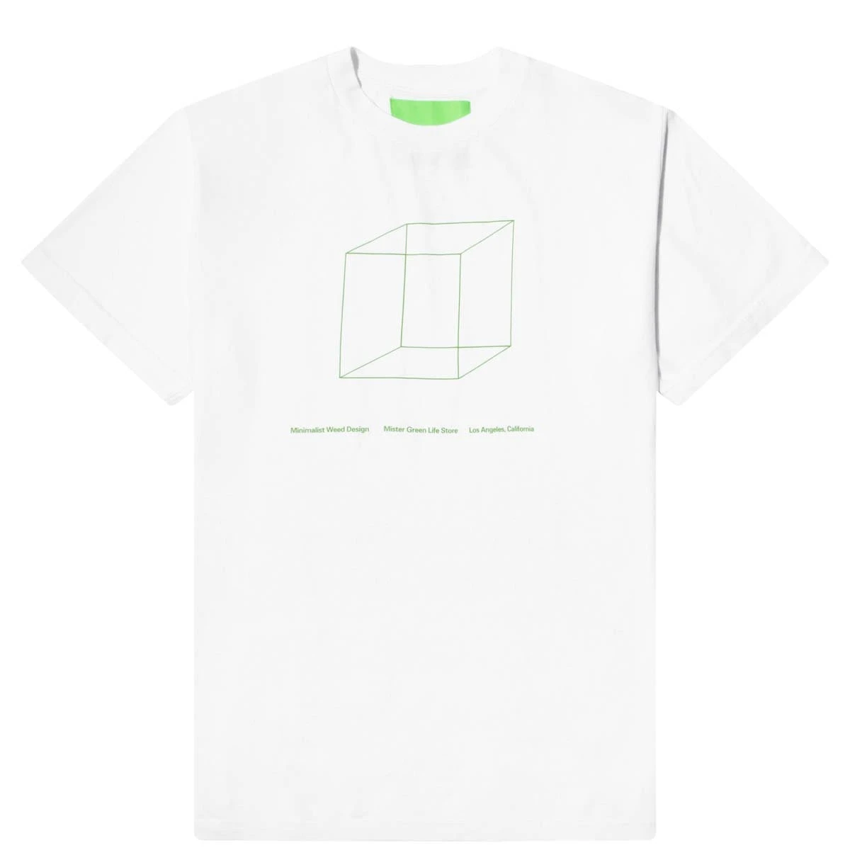 Mister Green MINIMALIST WEED DESIGN SHOP TEE