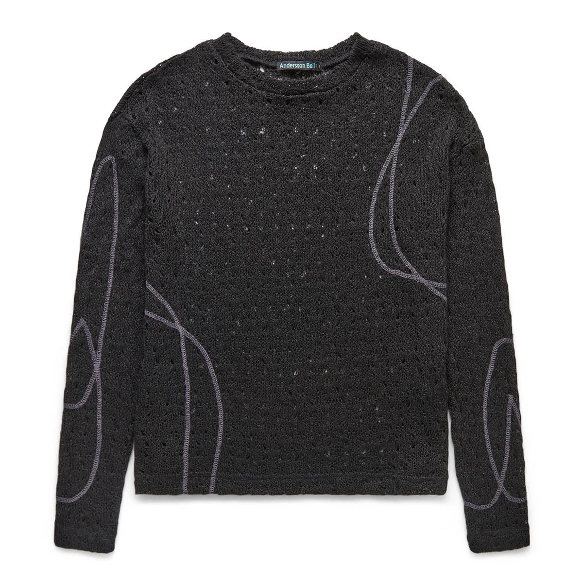 Andersson Bell WATTON NET CREWNECK SWEATER