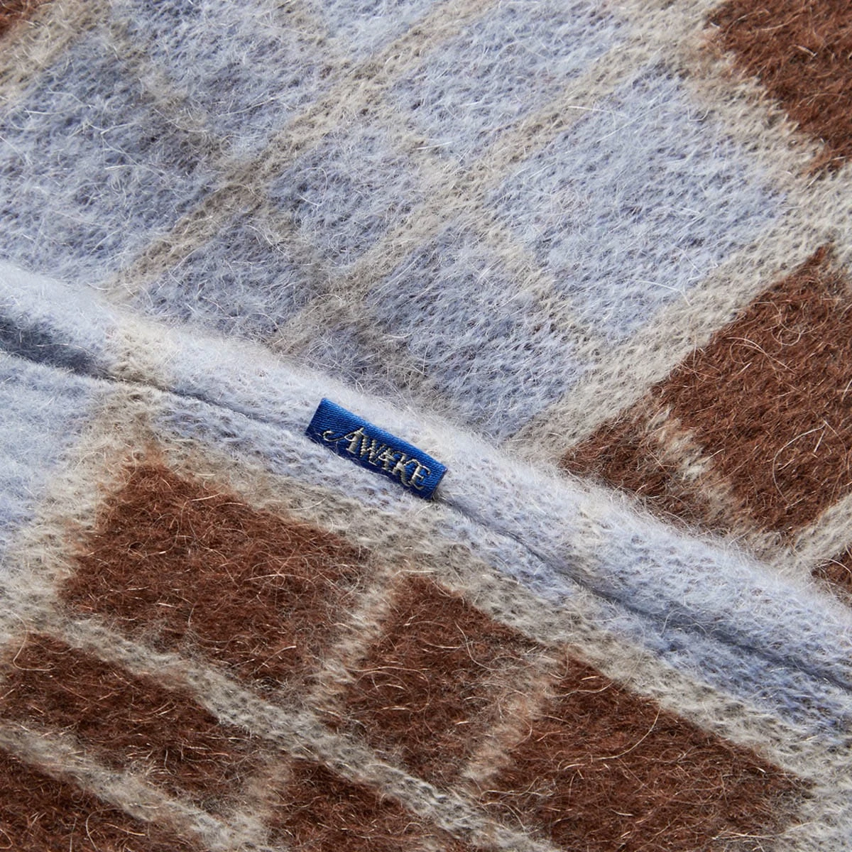 Awake NY CHECKERED MOHAIR SWEATER - Image 4