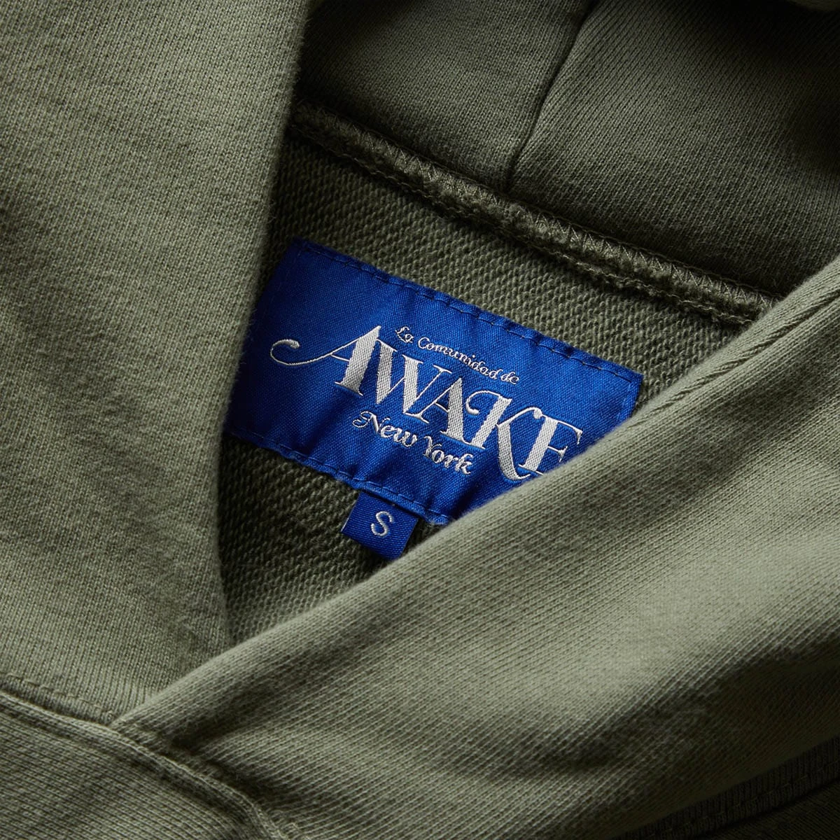 Awake NY SCRIPT OVERSIZED EMBROIDERED HOODIE - Image 4