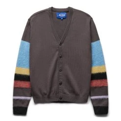 Awake NY STRIPED MOHAIR SLEEVE CARDIGAN