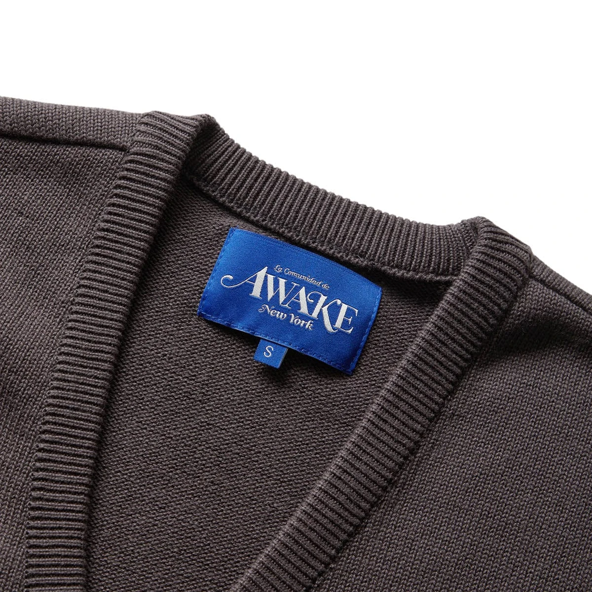 Awake NY STRIPED MOHAIR SLEEVE CARDIGAN - Image 4