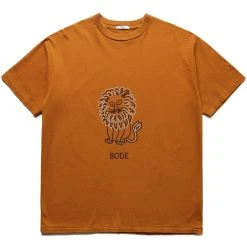 Bode EMBELLISHED LION TEE
