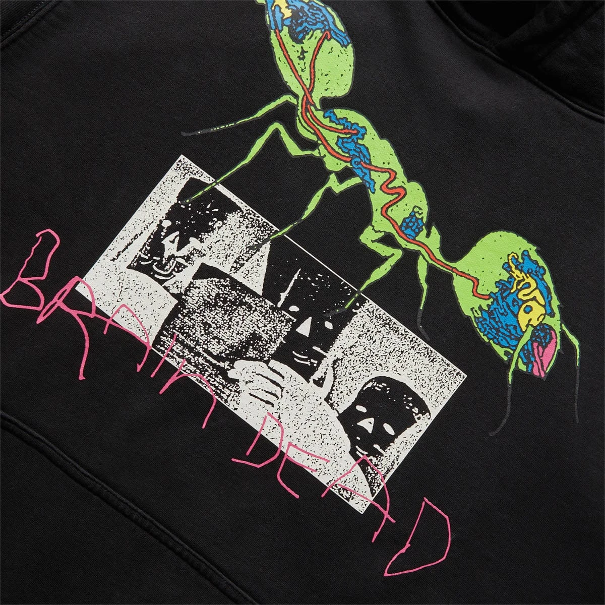 Brain Dead ANT WAR HOODED SWEATSHIRT - Image 2