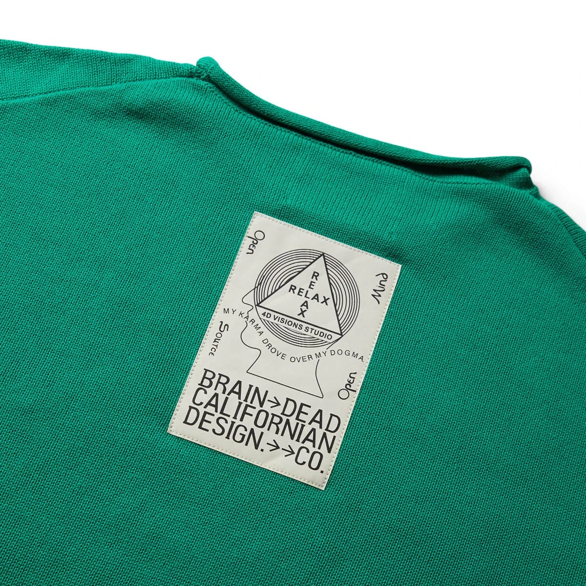 Brain Dead BIG BITE OVERSIZED CROPPED BOXY SWEATER - Image 6