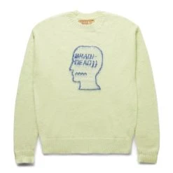 Brain Dead LOGOHEAD PILE CREWNECK SWEATER