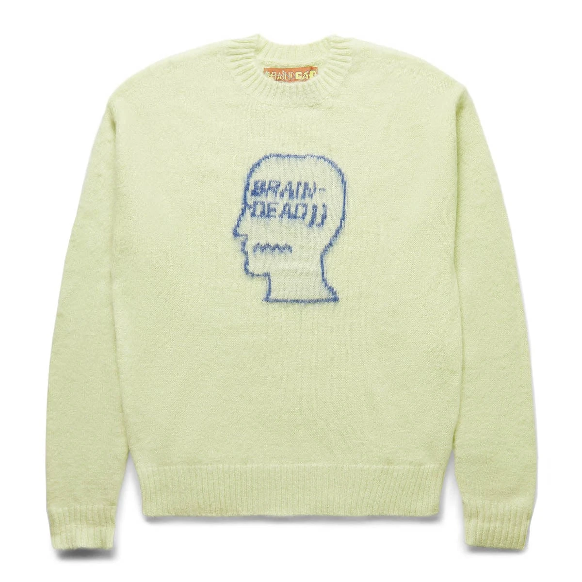 Brain Dead LOGOHEAD PILE CREWNECK SWEATER