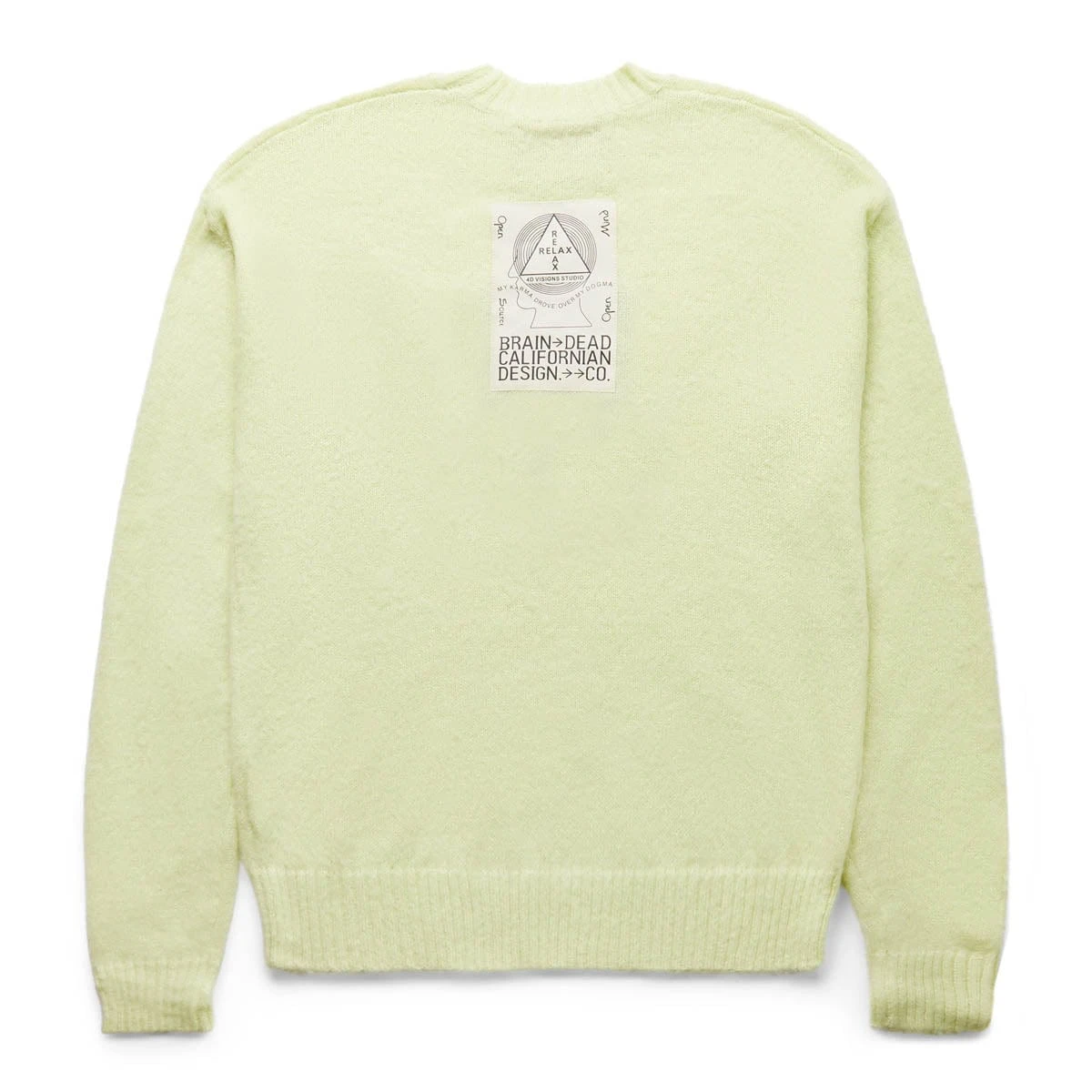 Brain Dead LOGOHEAD PILE CREWNECK SWEATER - Image 2