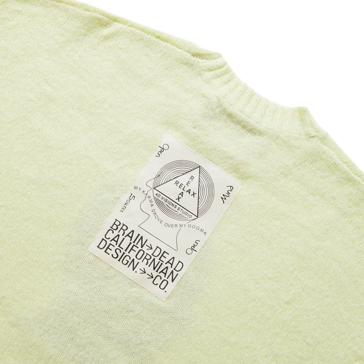 Brain Dead LOGOHEAD PILE CREWNECK SWEATER - Image 6