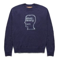 Brain Dead LOGOHEAD PILE CREWNECK SWEATER