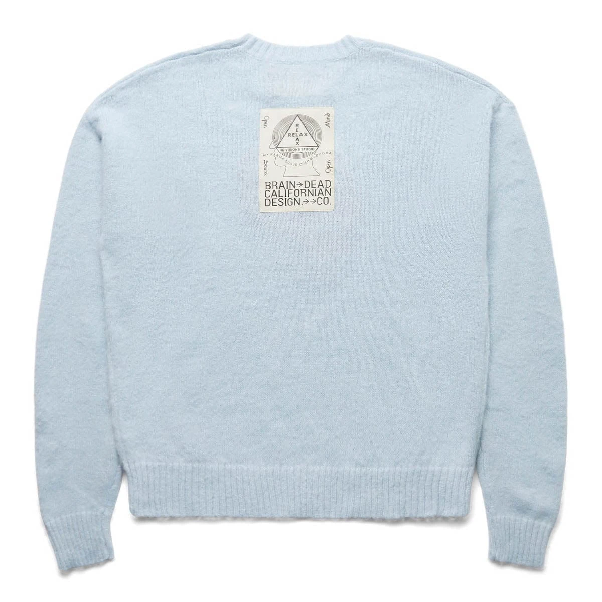 Brain Dead SUPERFUZZ LOGOHEAD CREWNECK SWEATER - Image 2