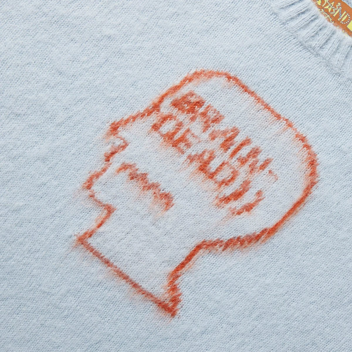 Brain Dead SUPERFUZZ LOGOHEAD CREWNECK SWEATER - Image 3