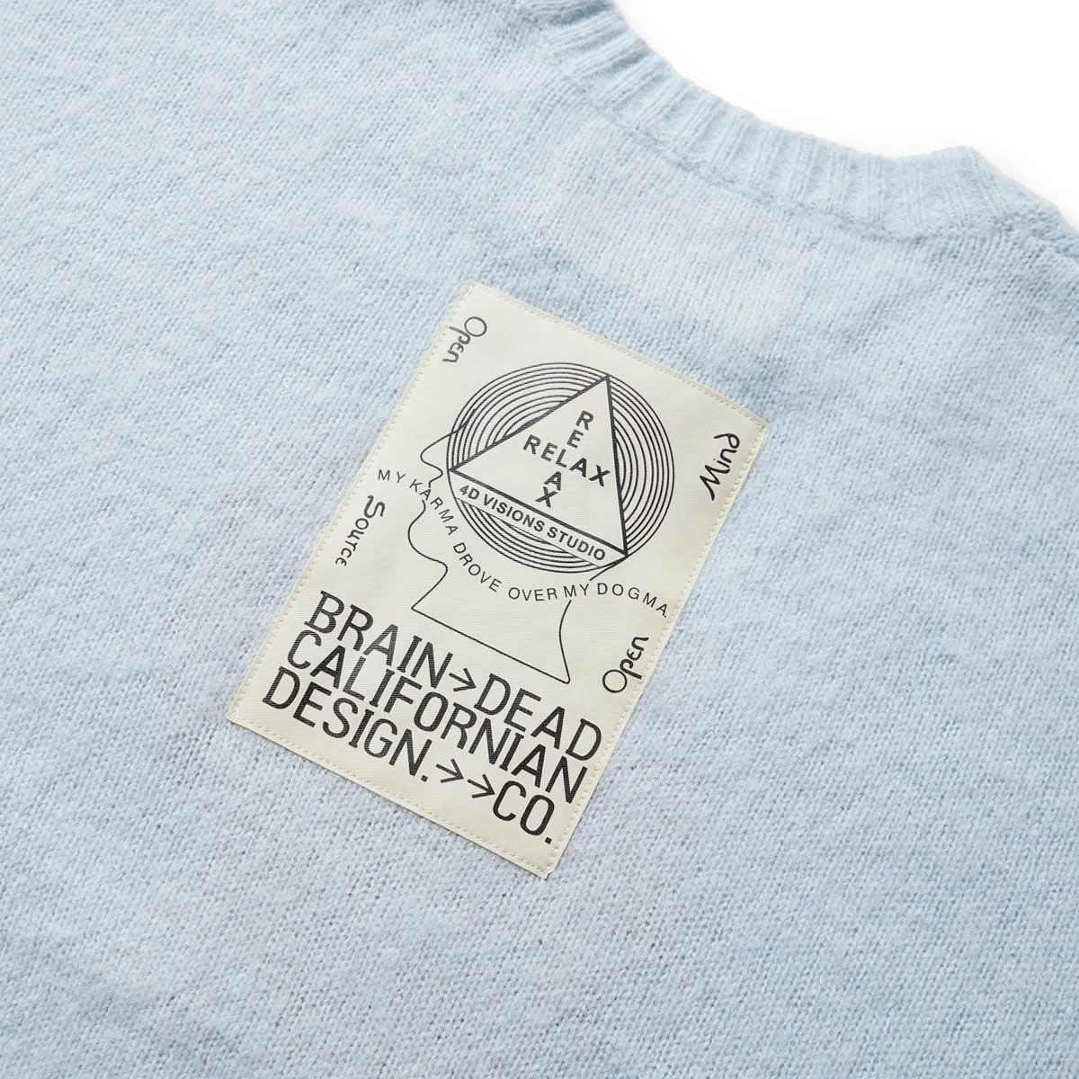 Brain Dead SUPERFUZZ LOGOHEAD CREWNECK SWEATER - Image 6