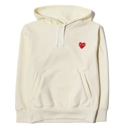 Comme Des Garçons Play PLAY HOODED SWEATSHIRT