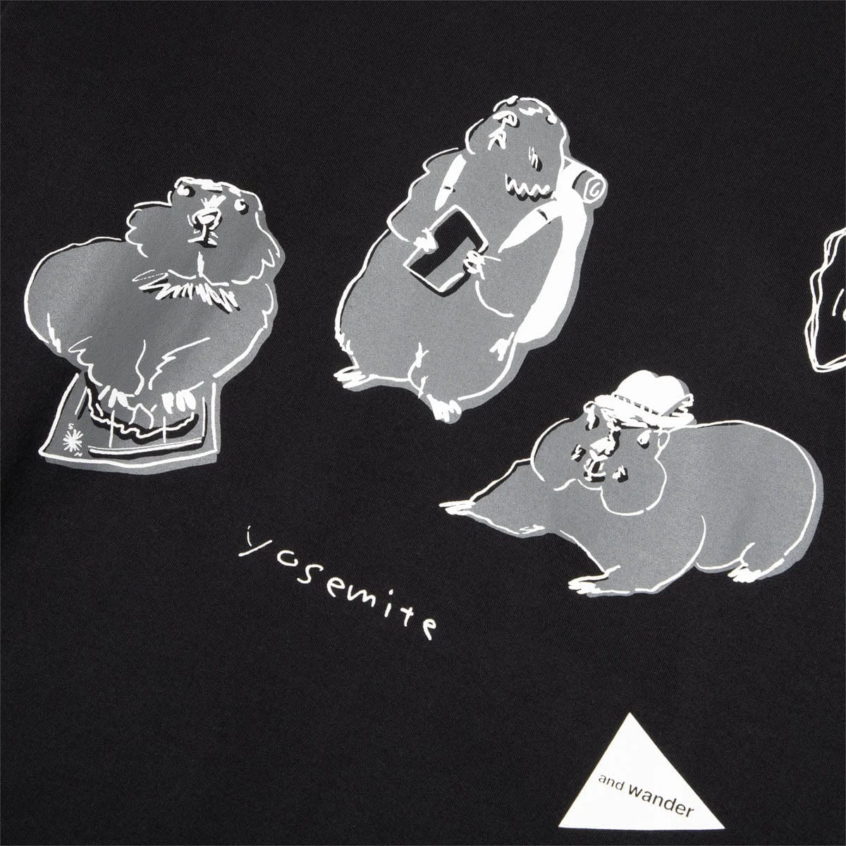 And Wander MARMOT X Yuko Saeki LS TEE - Image 3