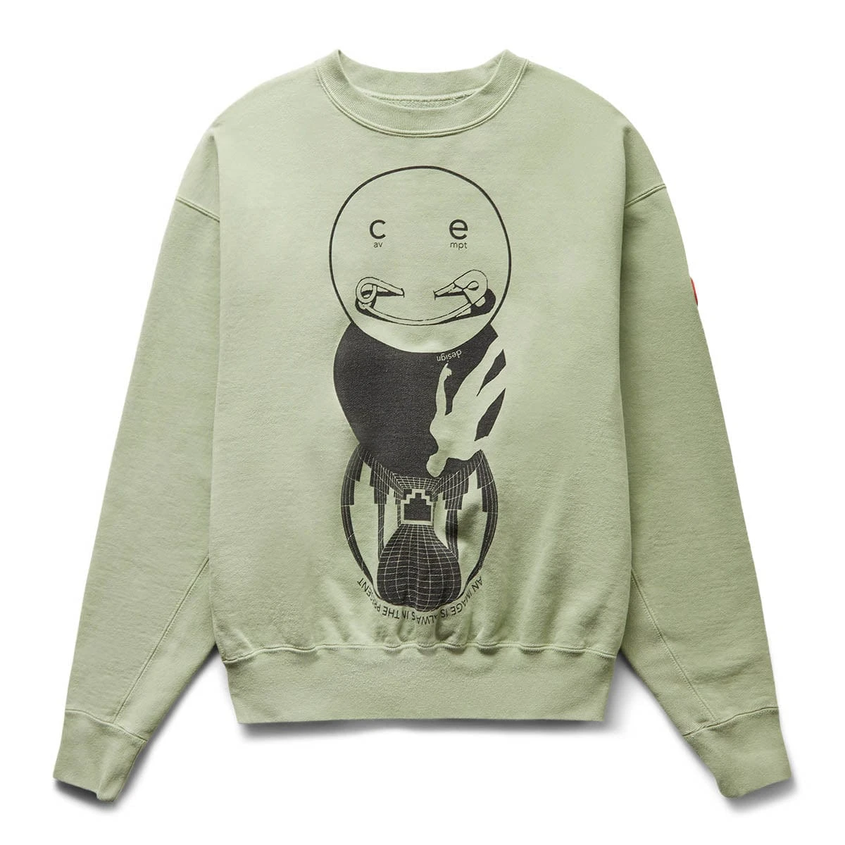Cav Empt OVERDYE MD IN THE PRESENT CREW NECK