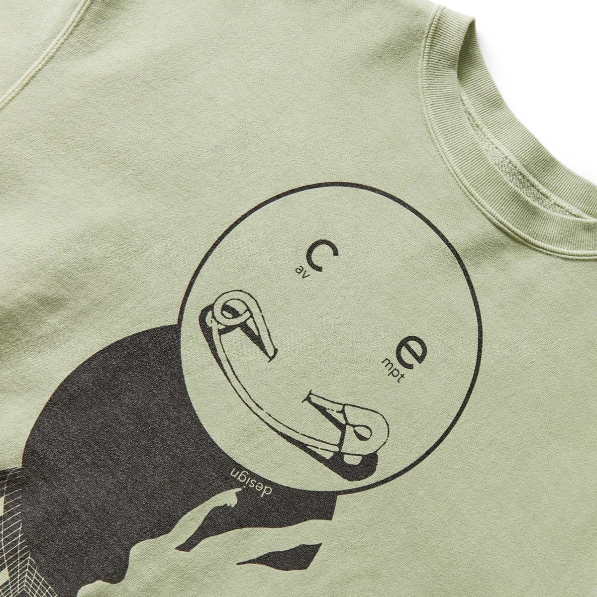 Cav Empt OVERDYE MD IN THE PRESENT CREW NECK - Image 3