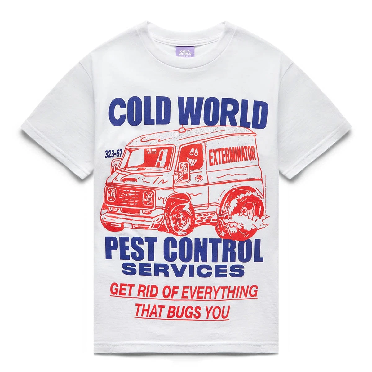 Cold World Frozen Goods PEST CONTROL TEE
