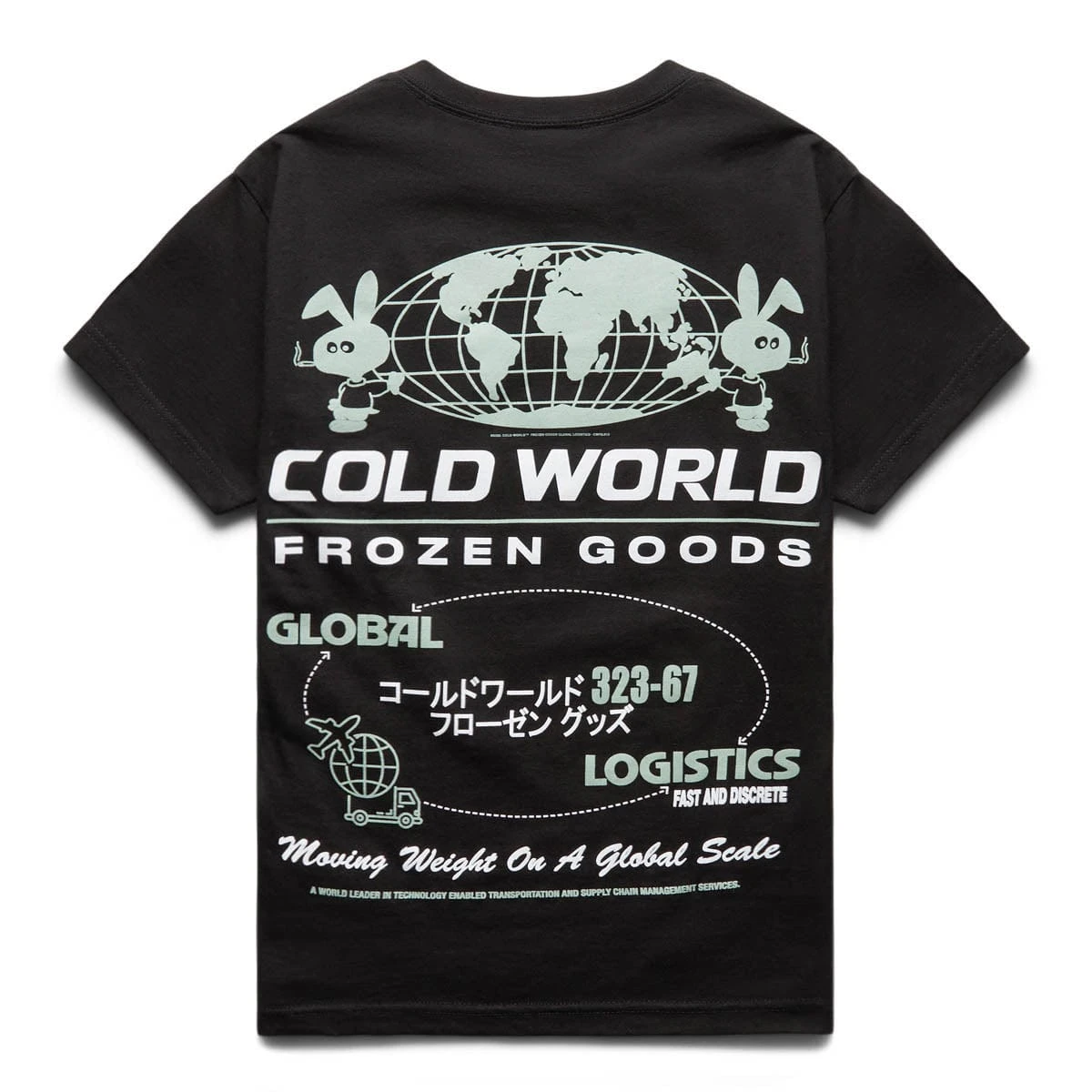 Cold World Frozen Goods GLOBAL LOGISTICS TEE - Image 2