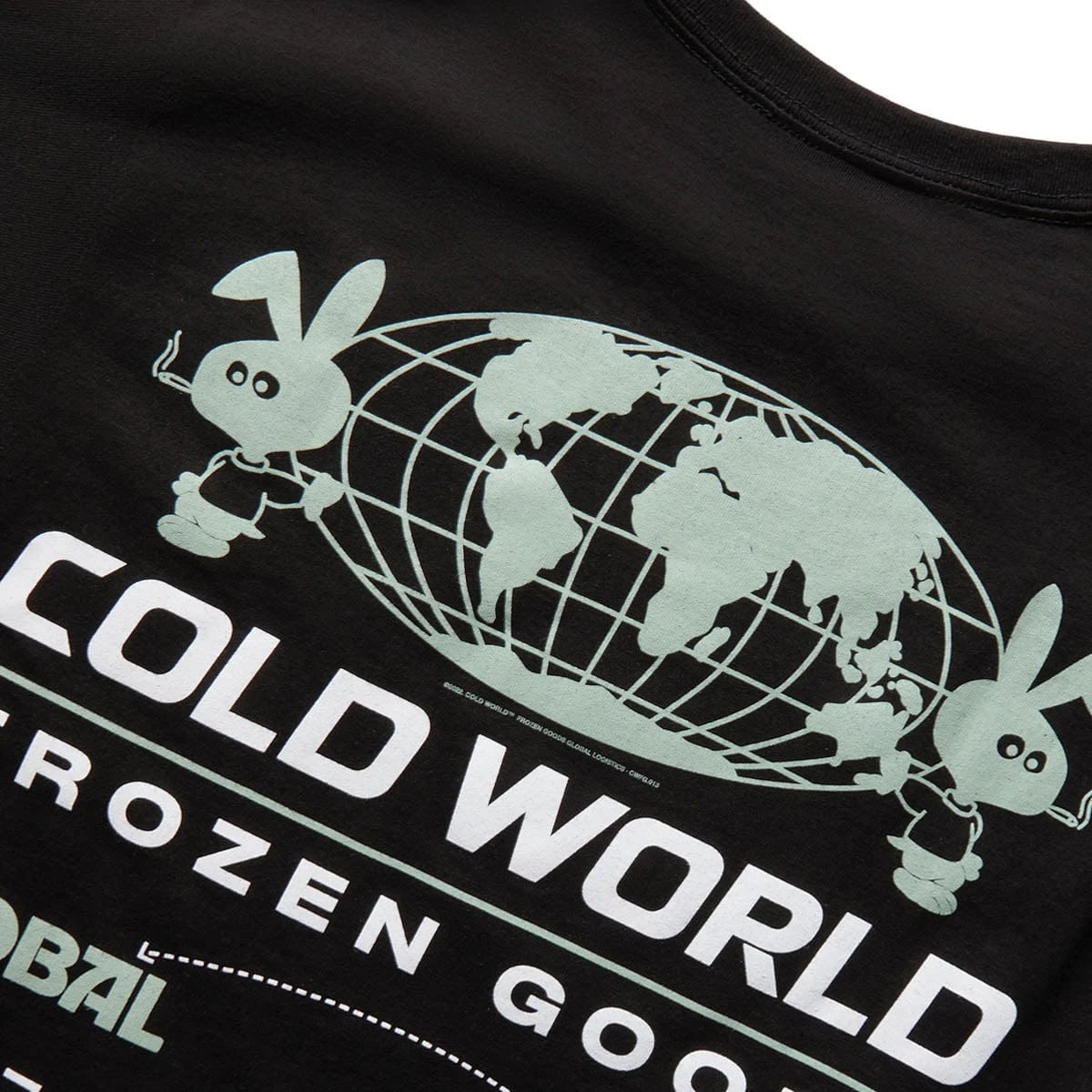 Cold World Frozen Goods GLOBAL LOGISTICS TEE - Image 5