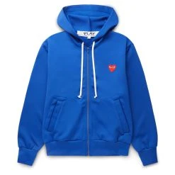 Comme Des Garçons Play PLAY ZIP HOODED SWEATSHIRT