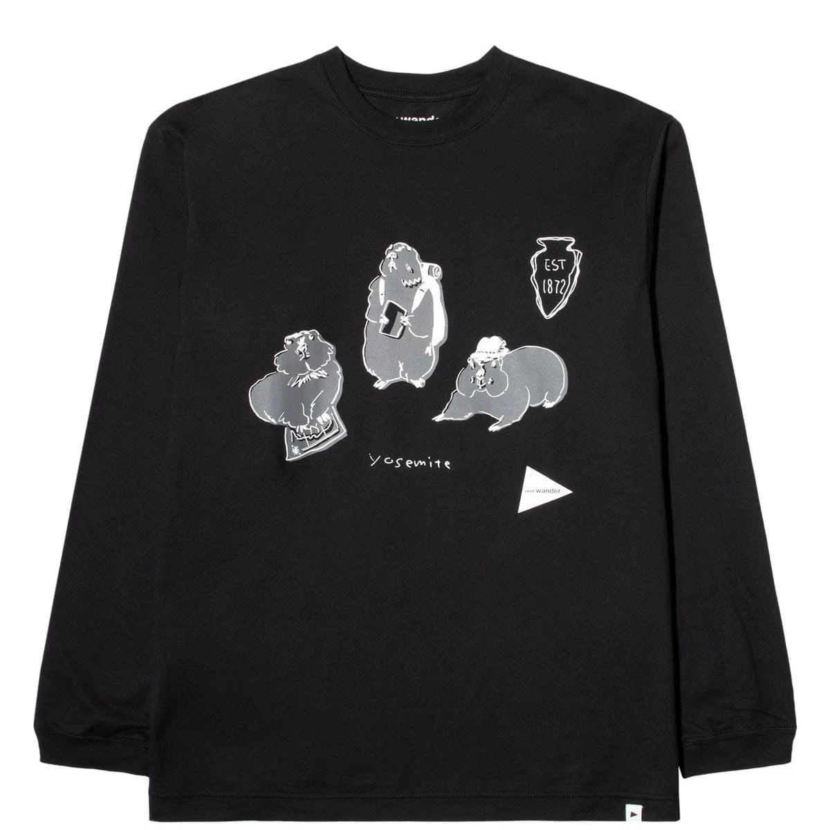 And Wander MARMOT X Yuko Saeki LS TEE
