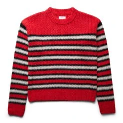 ERL KNIT STRIPED CREWNECK SWEATER