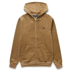 Fred Perry CORD HOODED TRACK JACKET