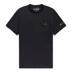 Fred Perry X RAF SIMONS PRINTED SLEEVE T-SHIRT