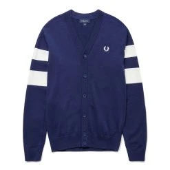 Fred Perry TIPPED SLEEVE CARDIGAN