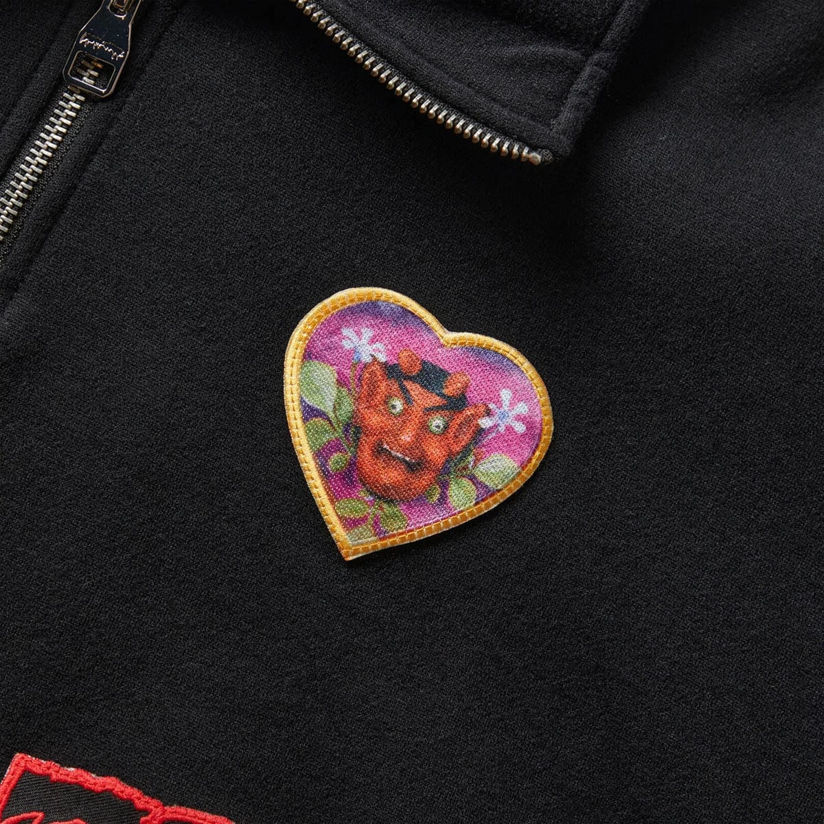 Fucking Awesome PATCHES 1/4 ZIP SWEATSHIRT - Image 3