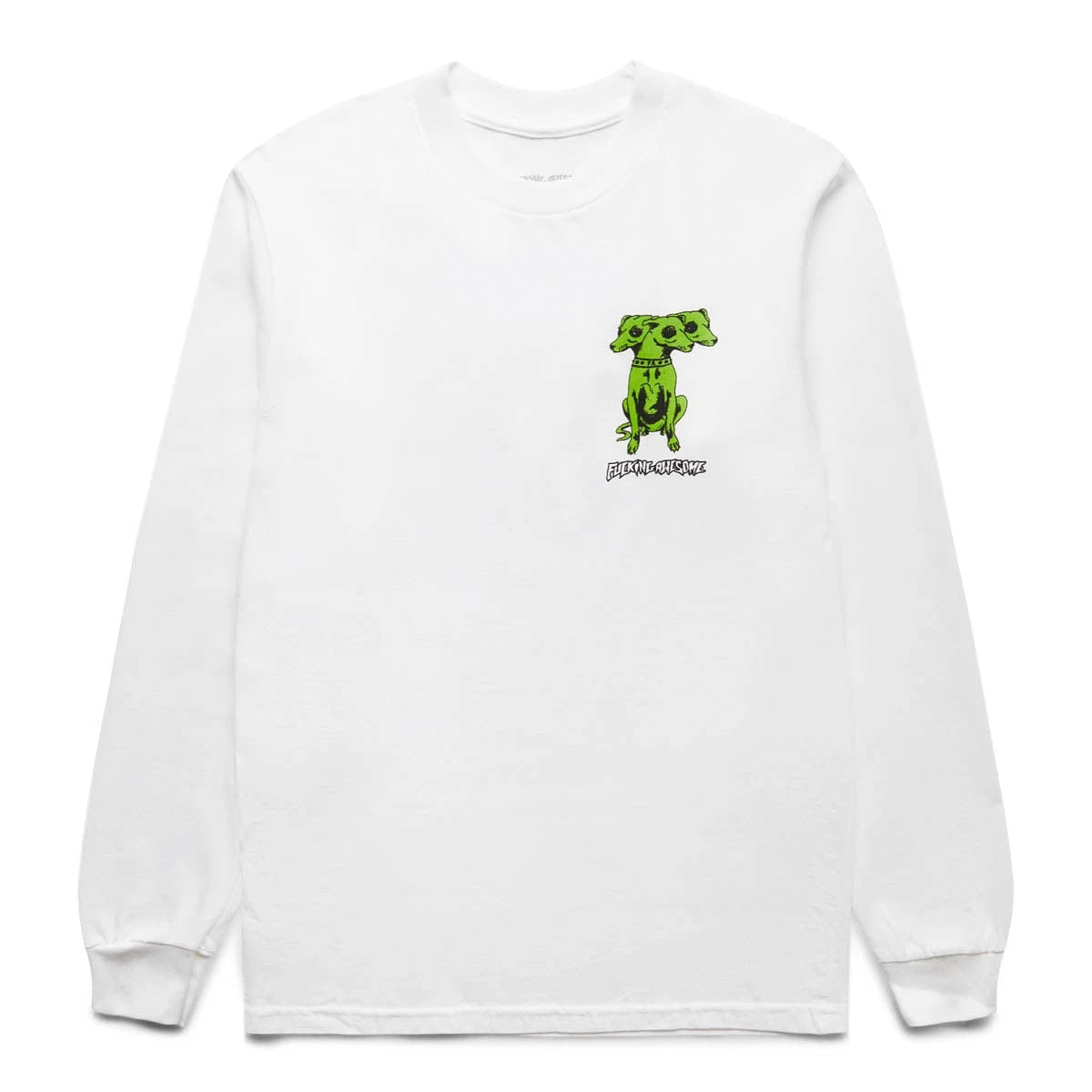 Fucking Awesome THREE HEADED DOG L/S TEE