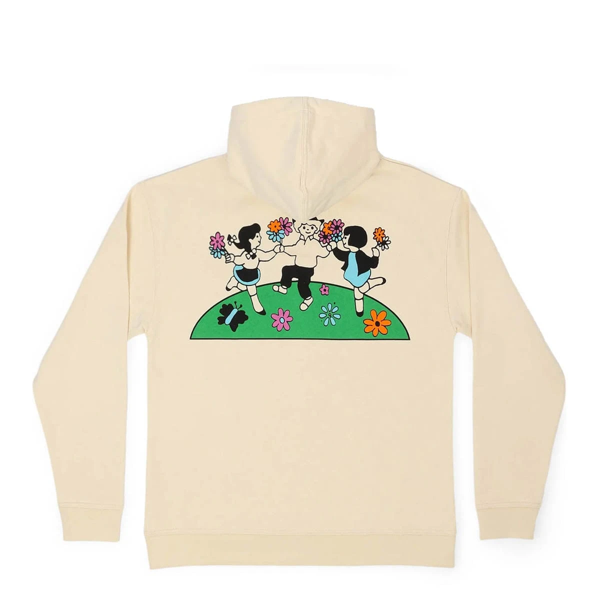 Good Morning Tapes ALL WELCOME GARDEN PULLOVER FLEECE HOOD - Image 2