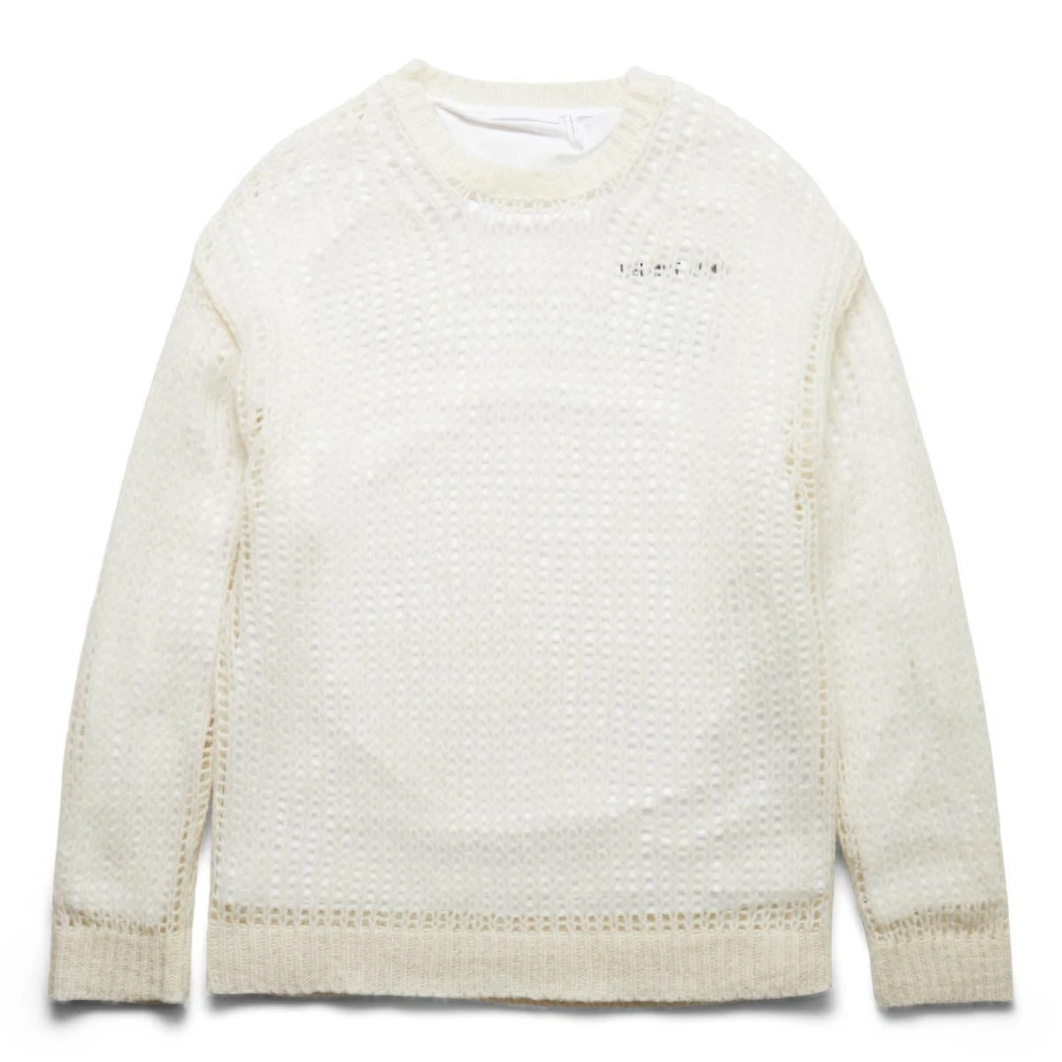 Helmut Lang LAYERED LOGO SWEATER