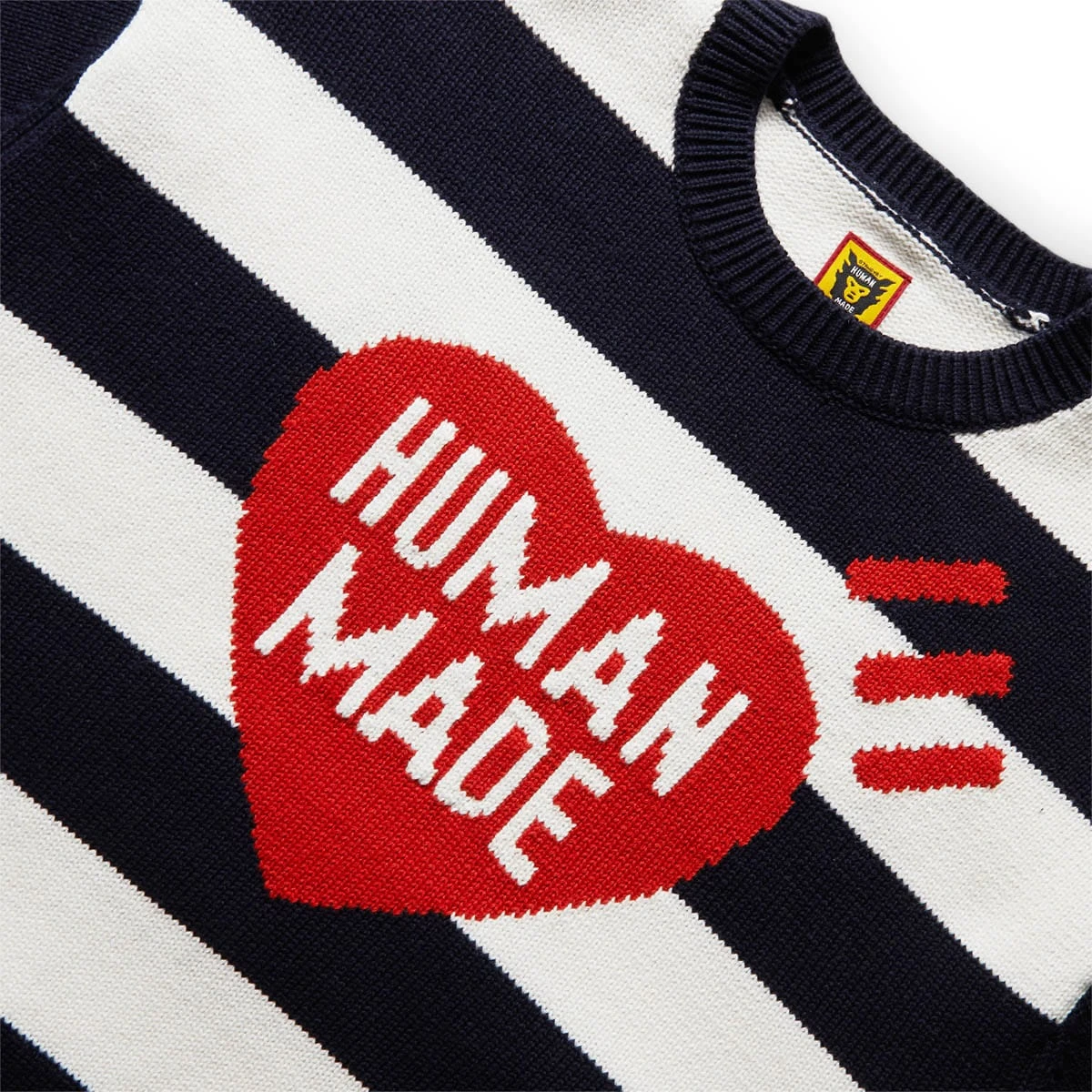 Human Made STRIPED HEART KNIT SWEATER - Image 4