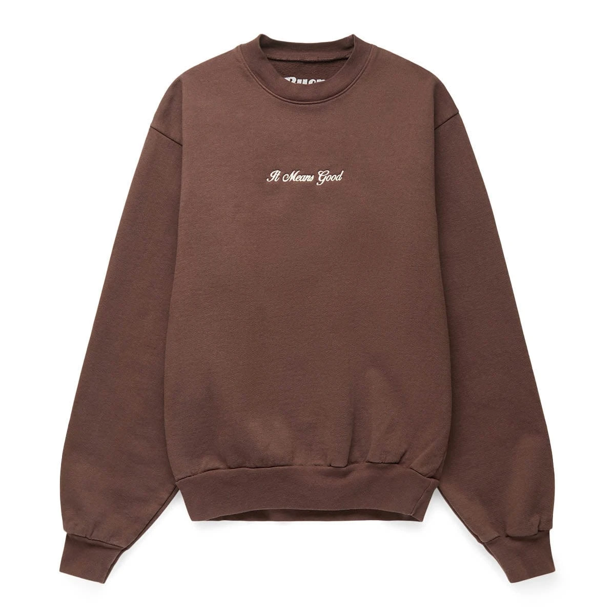 Bueno EMBROIDERY SCRIPT LOGO CREWNECK SWEATER