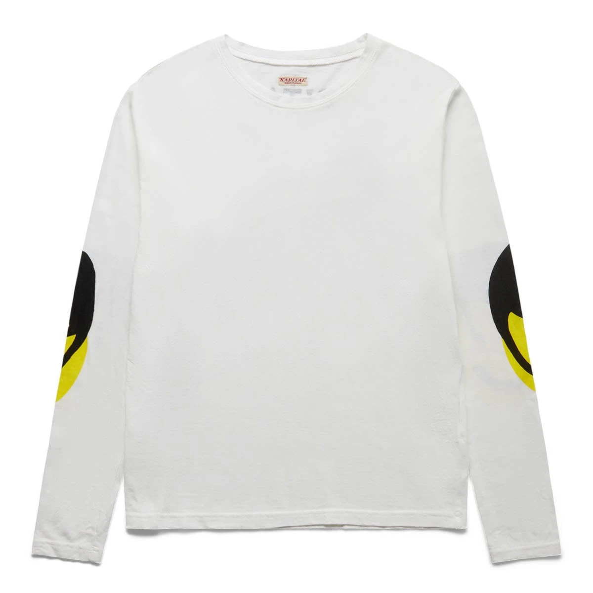 KAPITAL 20/-JERSEY LONG SLEEVE T(CAPITAL PATCH)