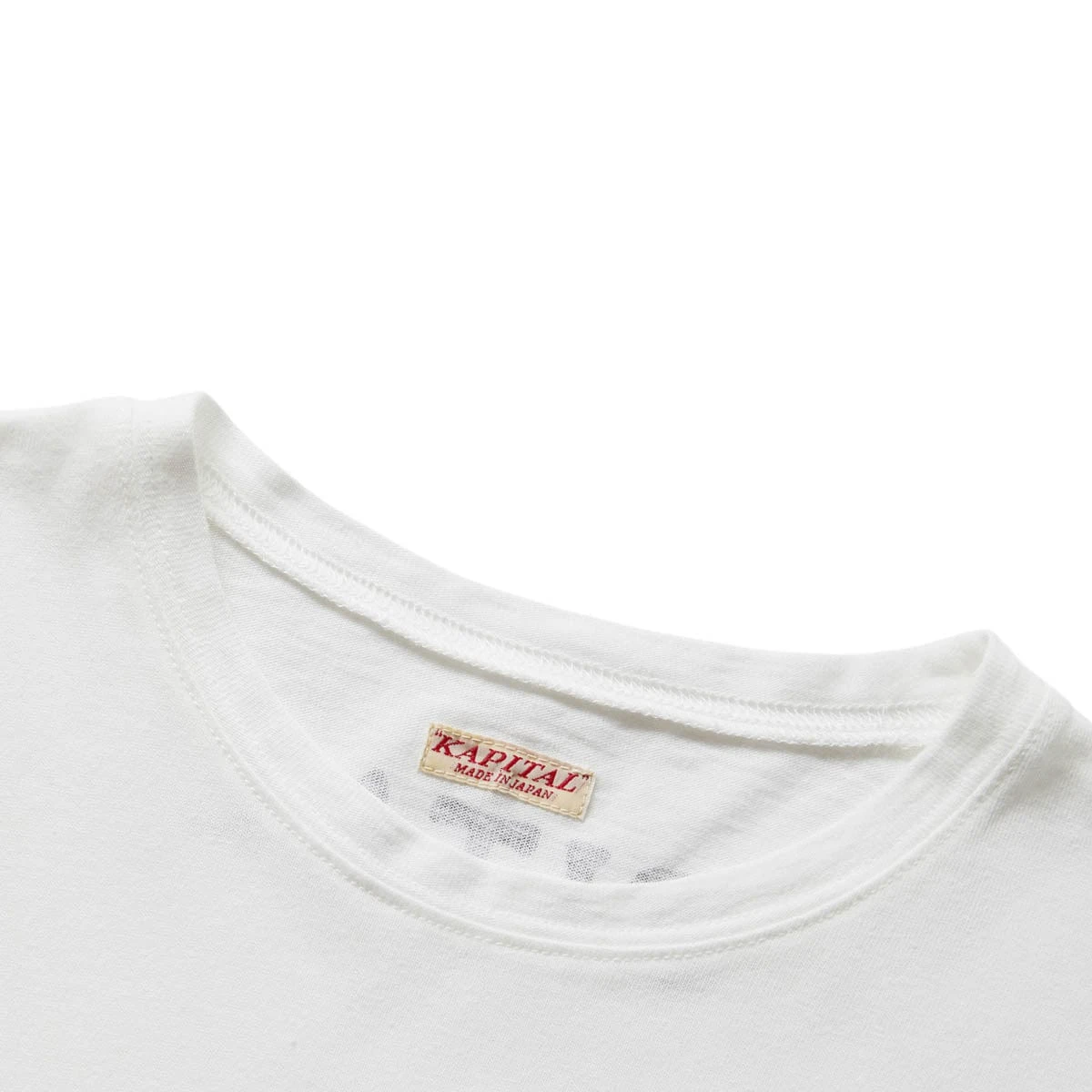 KAPITAL 20/-JERSEY LONG SLEEVE T(CAPITAL PATCH) - Image 3