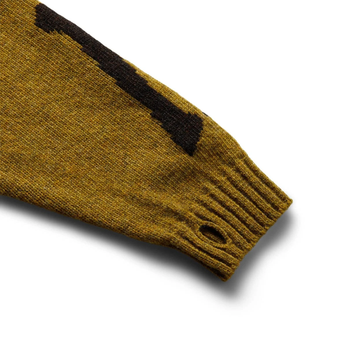 KAPITAL 5G WOOL BONE CREW SWEATER - Image 3