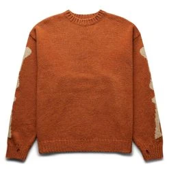 KAPITAL 5G WOOL BONE CREW SWEATER