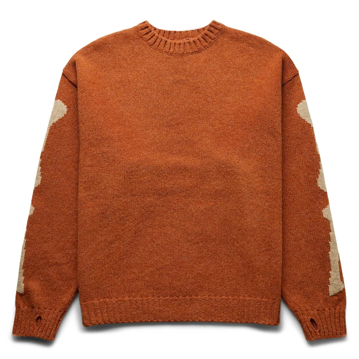 KAPITAL 5G WOOL BONE CREW SWEATER