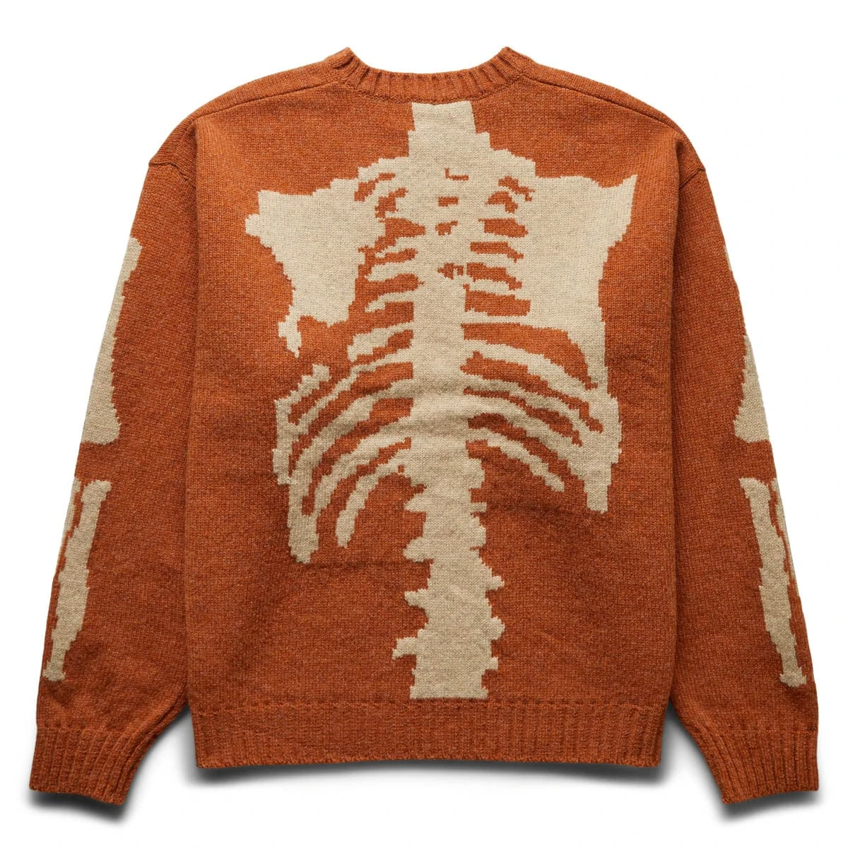 KAPITAL 5G WOOL BONE CREW SWEATER - Image 2