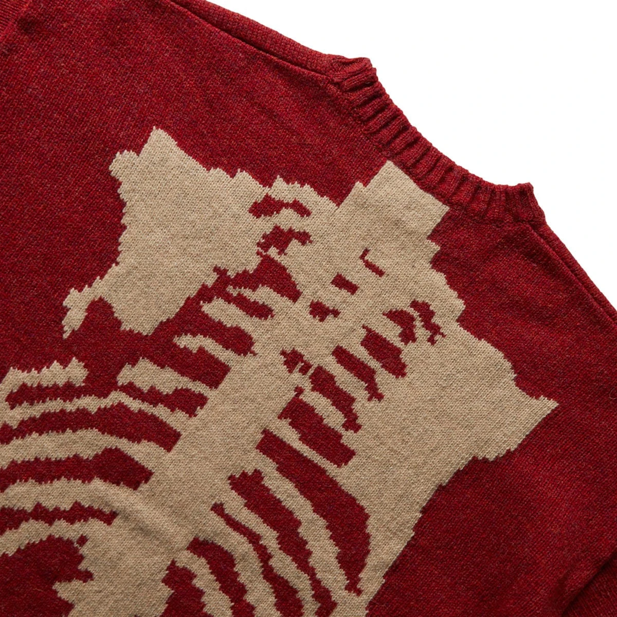 KAPITAL 5G WOOL BONE CREW SWEATER 6 KAPITAL 5G WOOL BONE CREW SWEATER - Image 4