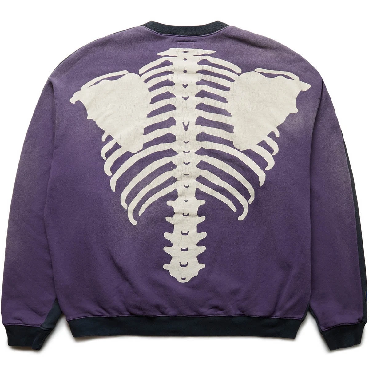 KAPITAL FLEECE KNIT 2TONES REMAKE BIG SWT (BONE) - Image 2