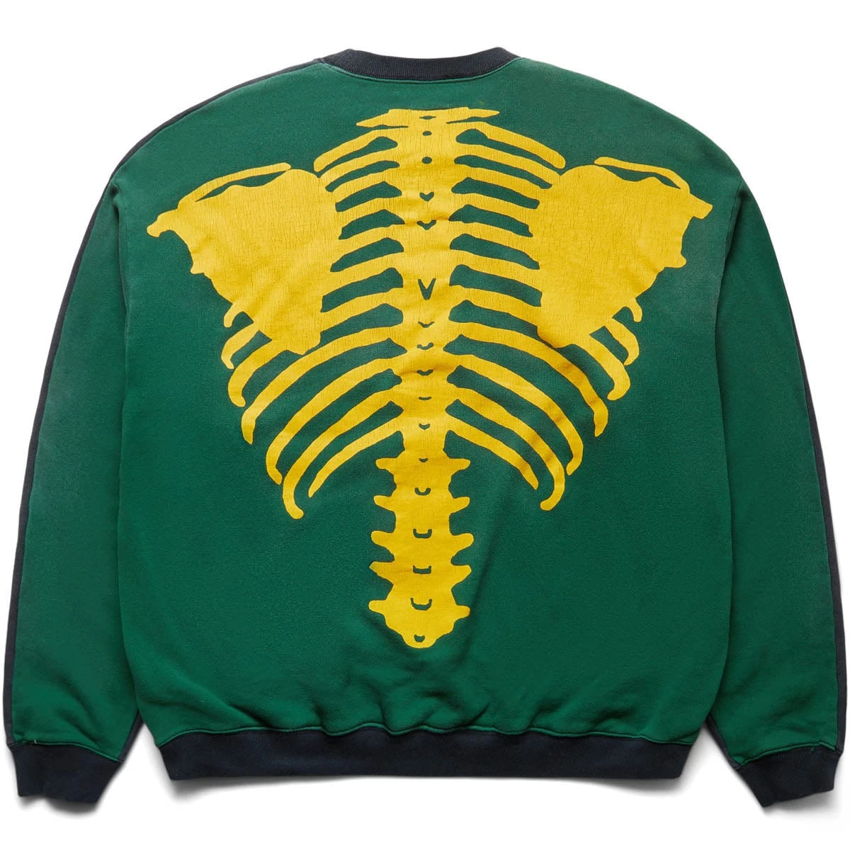 KAPITAL FLEECE KNIT 2TONES REMAKE BIG SWT (BONE) - Image 2