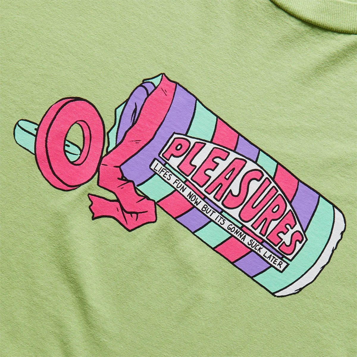 Pleasures SUCK WASHED LONG SLEEVE T-SHIRT - Image 3