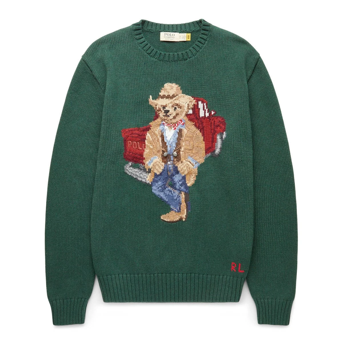 Polo Ralph Lauren DENIM BEAR SWEATER