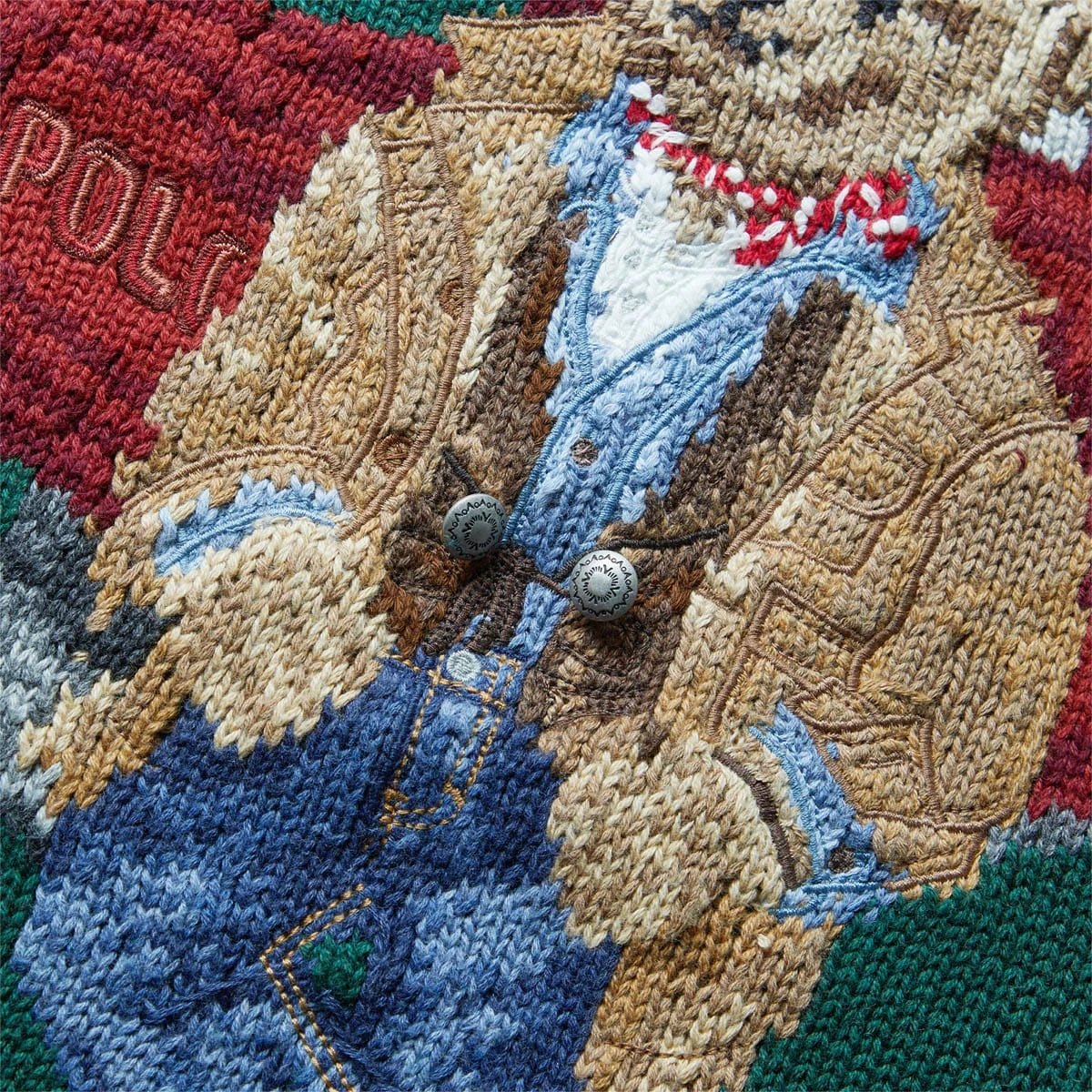 Polo Ralph Lauren DENIM BEAR SWEATER - Image 3