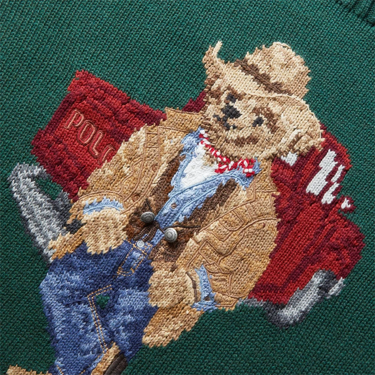 Polo Ralph Lauren DENIM BEAR SWEATER - Image 4