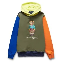 Polo Ralph Lauren VOYAGER BEAR GRAPHIC FLEECE HOODED SWEATSHIRT